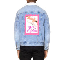 Christmas Santa Claus Unisex Sherpa-lined Denim Jacket | Artistshot