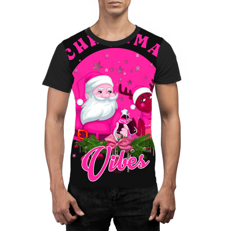 Vintage Santa Christmas Vibes Graphic T-shirt | Artistshot