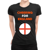 Cheering For England Ladies Fitted T-shirt | Artistshot