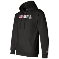 I Served Tees Veteran Us National Flag Champion Hoodie | Artistshot