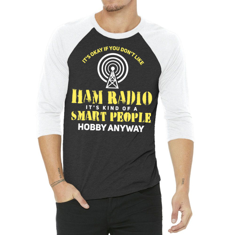 Ham Radio Amateur Radio 3/4 Sleeve Shirt by Boomtea | Artistshot