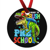 I'm Ready To Crush Preschool Dinosaur Back To School Kids Ornament | Artistshot