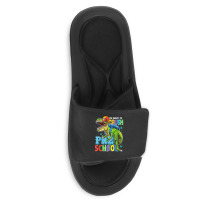 I'm Ready To Crush Preschool Dinosaur Back To School Kids Slide Sandal | Artistshot