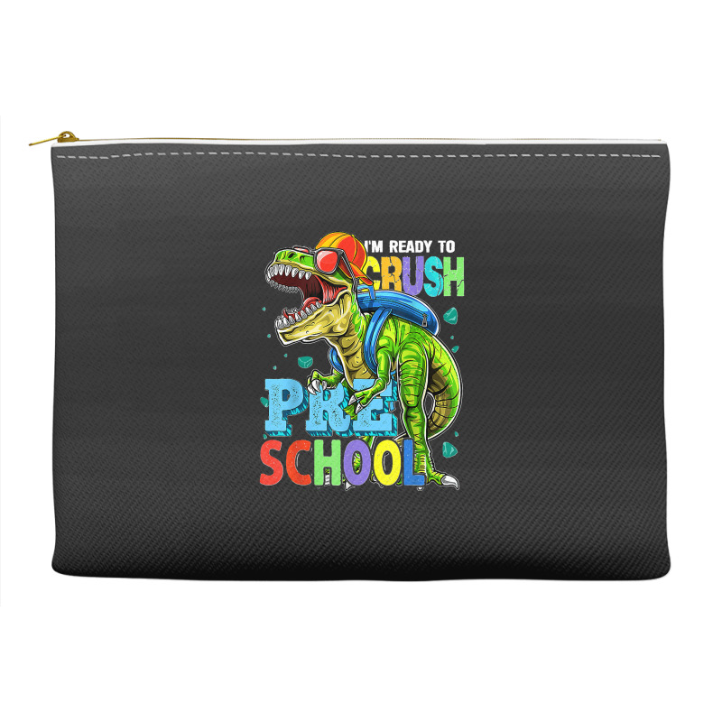 I'm Ready To Crush Preschool Dinosaur Back To School Kids Accessory Pouches by JOSEPHDOMINICWILLIS | Artistshot