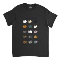 The Types Of Cat Loaf Classic T-shirt | Artistshot