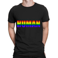 Human Flag Lgbt Gay Pride Month 2019 Transgender Rainbow Tshirt T-shirt | Artistshot