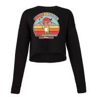 Ice Hockey Sloth Retro Style I Walk On Water Cropped Sweater | Artistshot