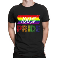 Hundred Rainbow Pride Lgbt Flag Women Love Gift Tshirt T-shirt | Artistshot