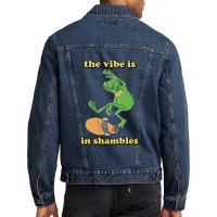 The Vibe Is In Shambles Men Denim Jacket | Artistshot