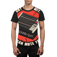 Funny Sound Guy Art For Audio Music Production Graphic T-shirt | Artistshot