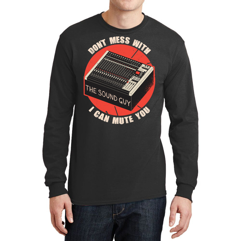 Funny Sound Guy Art For Audio Music Production Long Sleeve Shirts | Artistshot