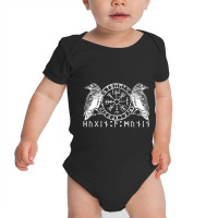 Viking Vegv??sir Ravengod Hugin & Munin Ravens Baby Bodysuit | Artistshot