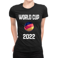 Germany Football Shirt Cup Tournament 2022-thwn2 Ladies Fitted T-shirt | Artistshot