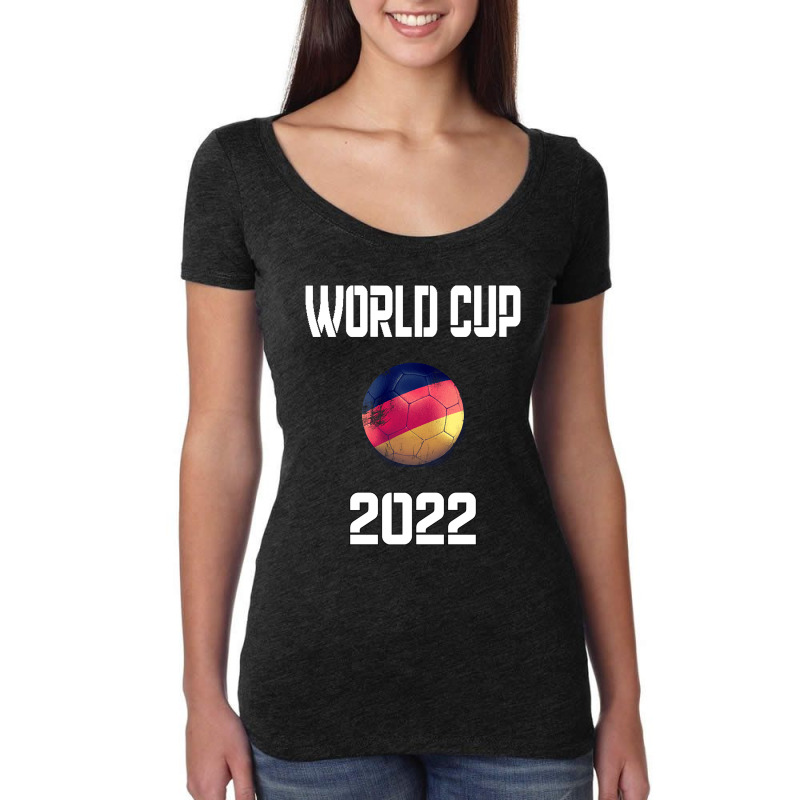 Germany Football Shirt Cup Tournament 2022-thwn2 Women's Triblend Scoop T-shirt by Irene West | Artistshot