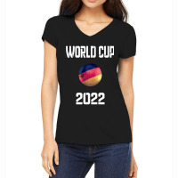 Germany Football Shirt Cup Tournament 2022-thwn2 Women's V-neck T-shirt | Artistshot