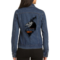 A Canadian Division W1ndig0 Unit Ladies Denim Jacket | Artistshot