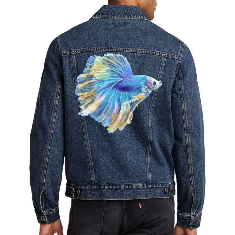 Paradise Betta T  Shirt Paradise Betta Fish T  Shirt Men Denim Jacket by antwanbartell660 | Artistshot