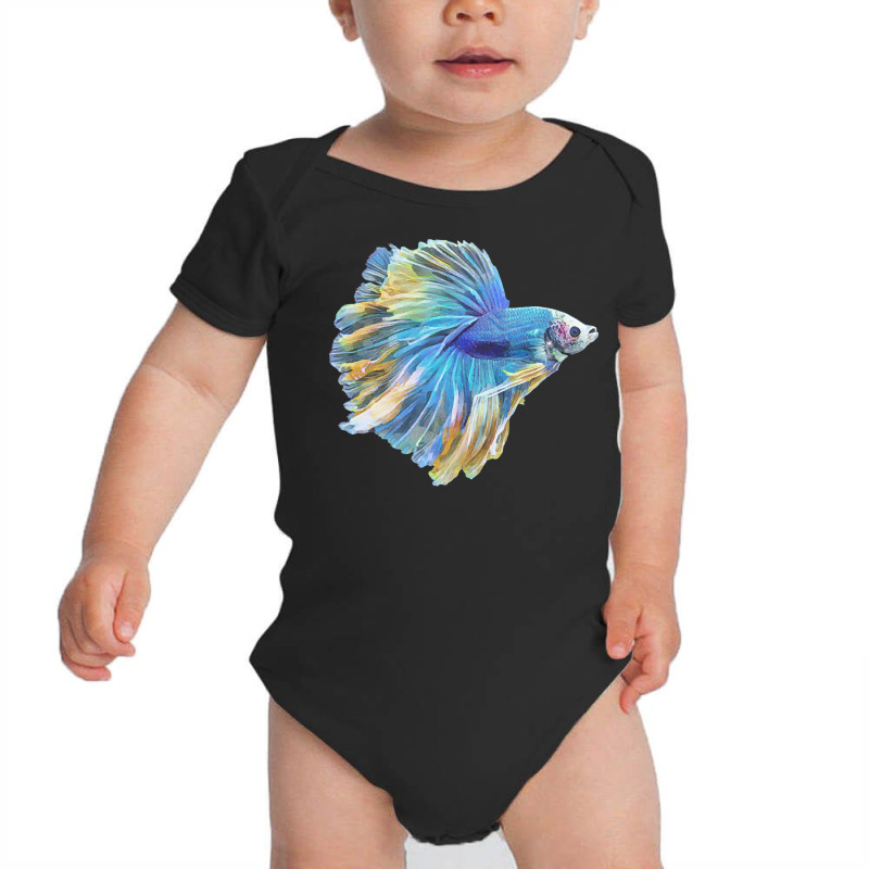 Paradise Betta T  Shirt Paradise Betta Fish T  Shirt Baby Bodysuit by antwanbartell660 | Artistshot