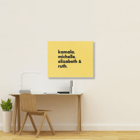 Kamala Michelle Rbg Elizabeth Ruth Landscape Canvas Print | Artistshot