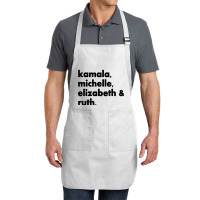 Kamala Michelle Rbg Elizabeth Ruth Full-length Apron | Artistshot