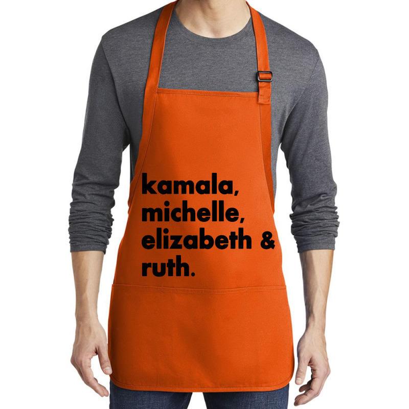 Kamala Michelle Rbg Elizabeth Ruth Medium-length Apron | Artistshot