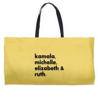 Kamala Michelle Rbg Elizabeth Ruth Weekender Totes | Artistshot