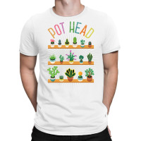 Plant Lover And Gardener Pot Head Succulent T-shirt | Artistshot