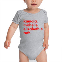 Kamala Michelle Rbg Elizabeth Ruth Baby Bodysuit | Artistshot