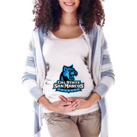 Cal State San Marcos Cougars Maternity Scoop Neck T-shirt | Artistshot