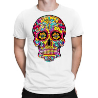 Sugar Skull Shirt Dia De Los Muertos Day Dead Calavera Gift Tank Top T-shirt | Artistshot