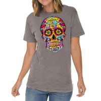 Sugar Skull Shirt Dia De Los Muertos Day Dead Calavera Gift Tank Top Vintage T-shirt | Artistshot