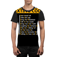 Senior Citizens Texting Code For Grandpa Graphic T-shirt | Artistshot