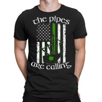 The Pipes Are Calling Kilt Scottish Bagpiper T-shirt | Artistshot