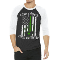 The Pipes Are Calling Kilt Scottish Bagpiper 3/4 Sleeve Shirt | Artistshot