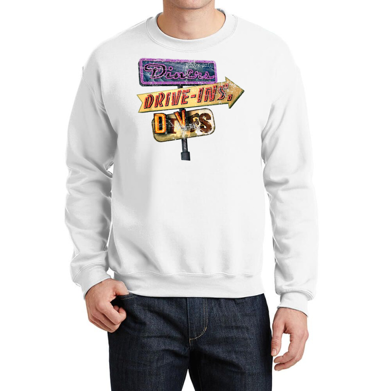 Diners Drive Ins Dives Crewneck Sweatshirt | Artistshot