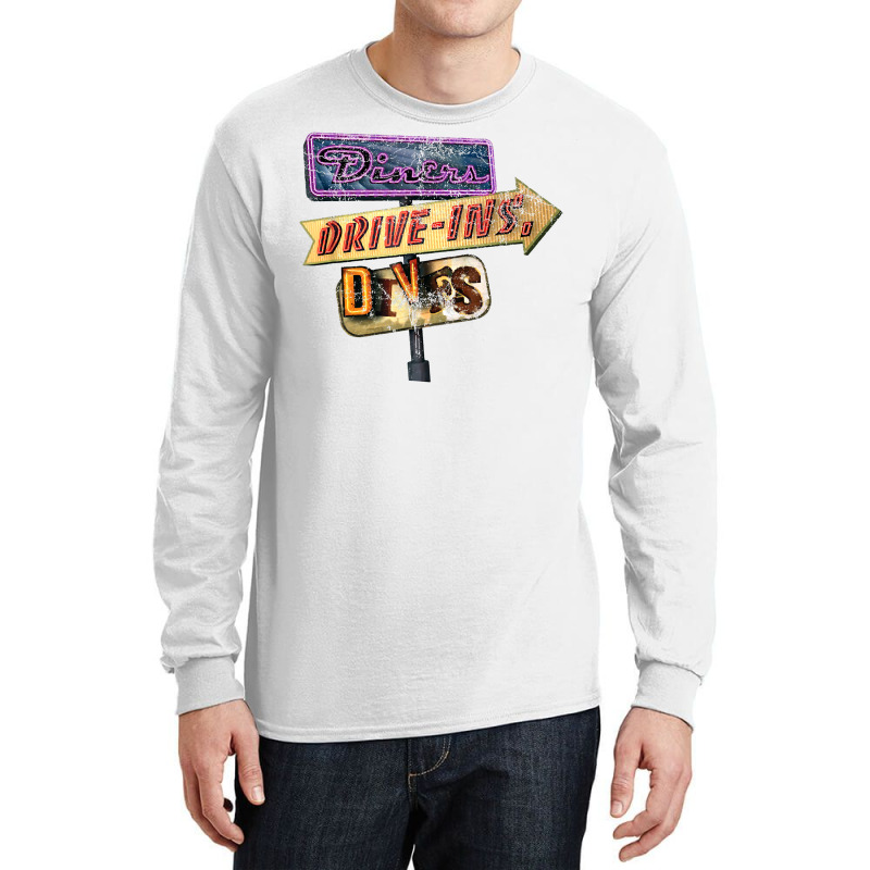 Diners Drive Ins Dives Long Sleeve Shirts | Artistshot