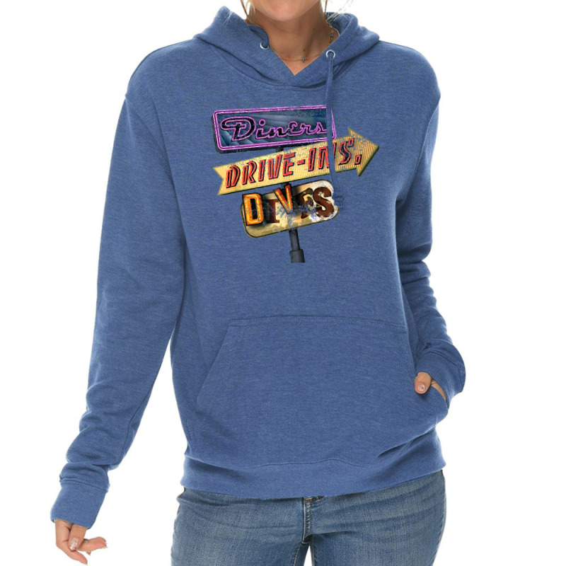 Diners Drive Ins Dives Lightweight Hoodie | Artistshot