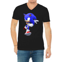 Dash Son Hedgehog V-neck Tee | Artistshot