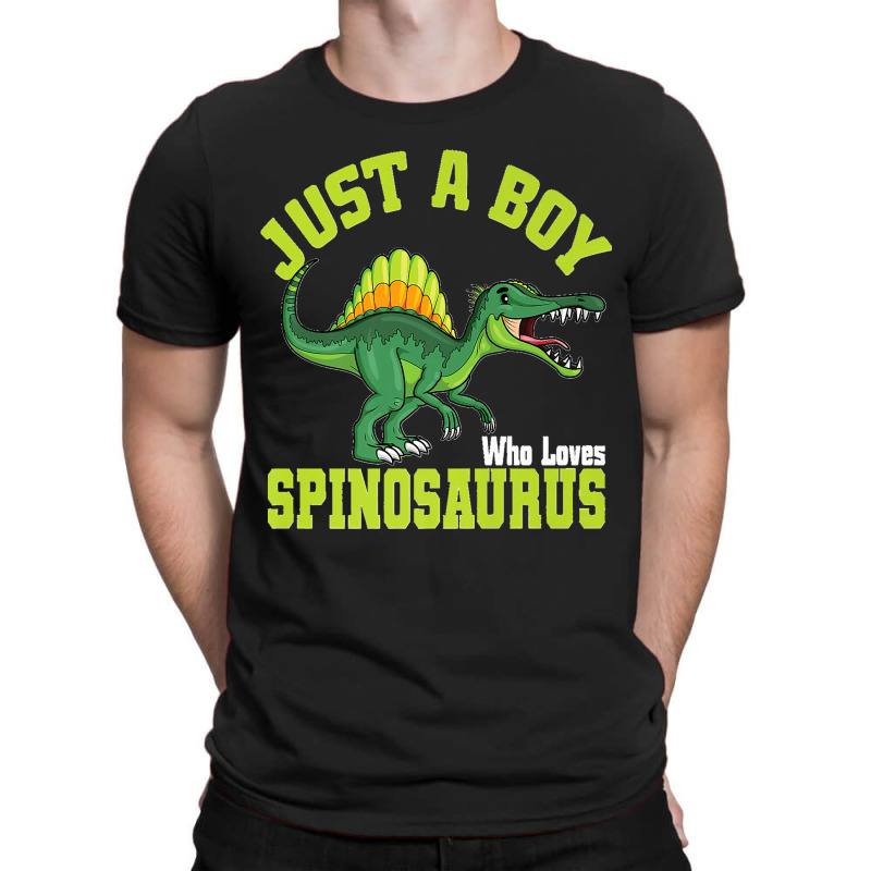 Just A Boy Who Loves Spinosaurus I Kids I Toddler Dinosaur Premium T-shirt | Artistshot