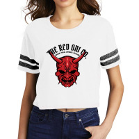 The Red Oni Version Japanese Scorecard Crop Tee | Artistshot