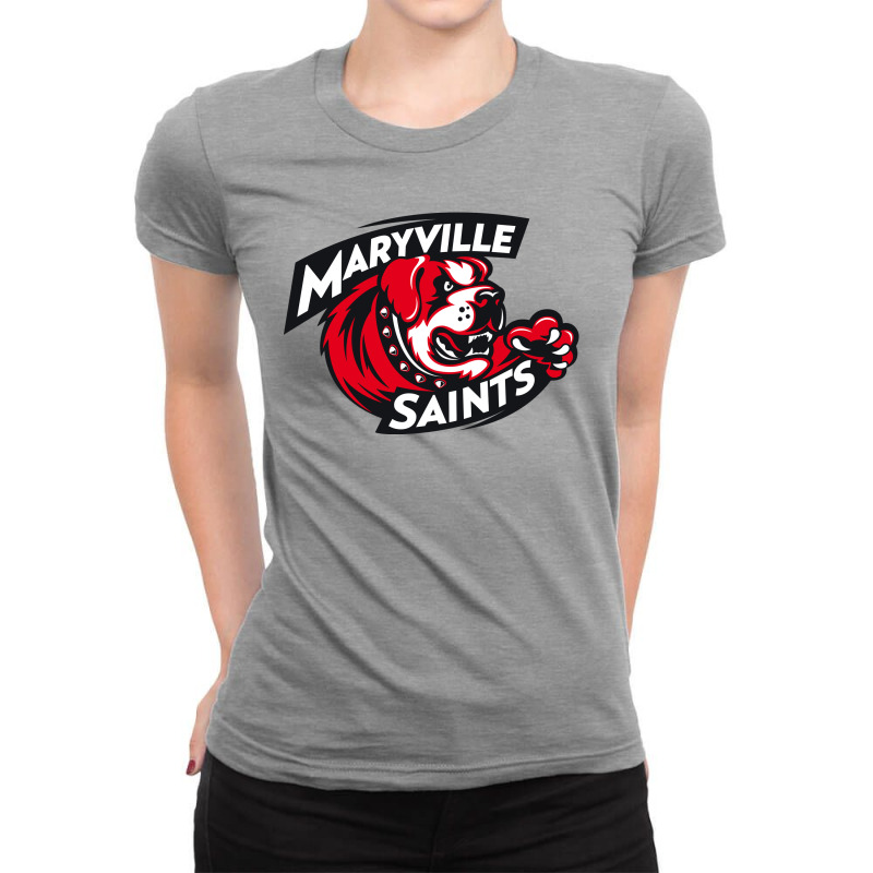 Maryville University Saints Ladies Fitted T-Shirt by JennerJennings | Artistshot