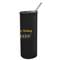 Five Star Rating Skinny Tumbler | Artistshot