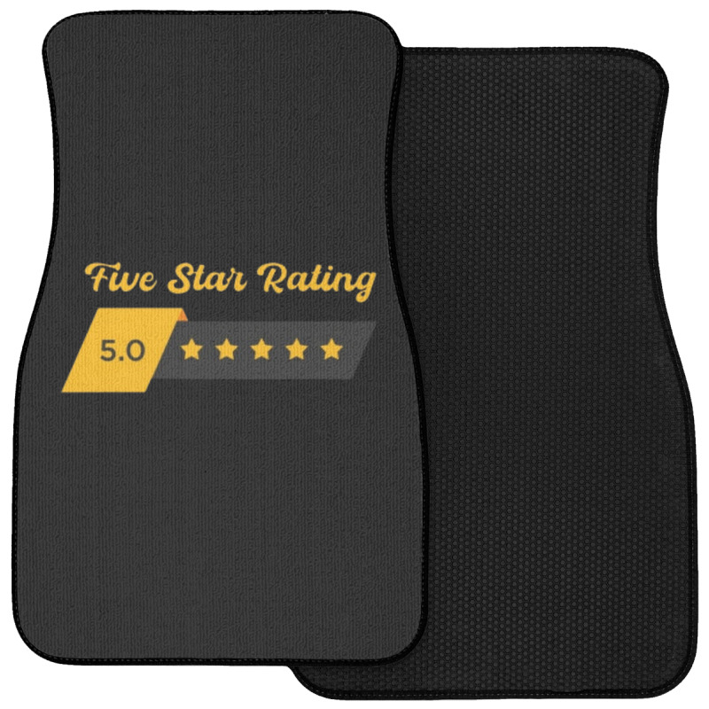 Five Star Rating Front Car Mat | Artistshot