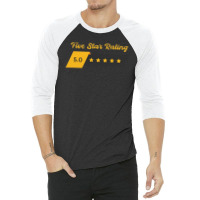 Five Star Rating 3/4 Sleeve Shirt | Artistshot