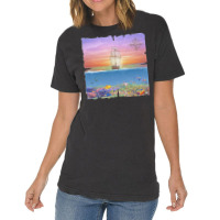 Sailing Ship T  Shirt Sunset Sail T  Shirt Vintage T-shirt | Artistshot