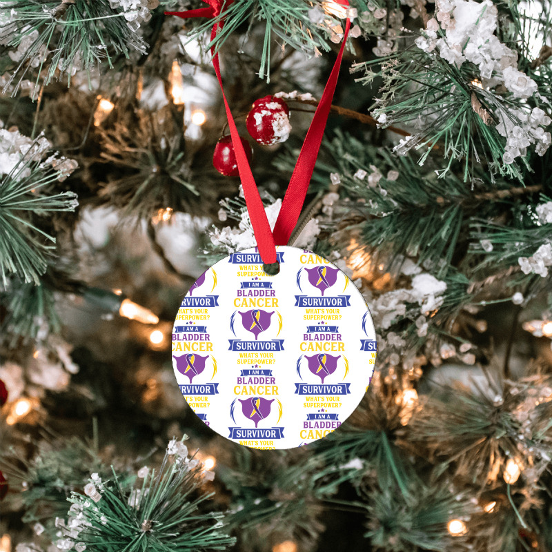 I Am A Bladder Cancer Survivor, What Is Your Superpower Ornament | Artistshot