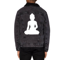 Buddha Unisex Sherpa-lined Denim Jacket | Artistshot