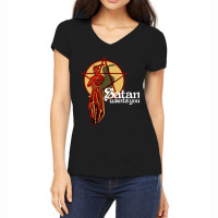 Satan Wants You Women's V-neck T-shirt | Artistshot