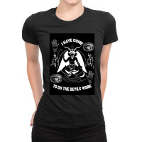 Satanic Panic! Ladies Fitted T-shirt | Artistshot