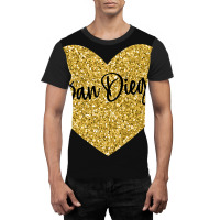 I Love San Diego California Usa Graphic T-shirt | Artistshot